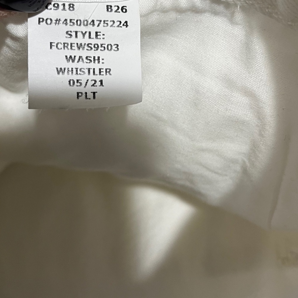 Favorite Daughter The Otto High Waist Boyfriend Jeans White Size 32 Distressed - Picture 14 of 14